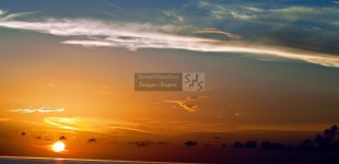 Blazing Light Cayman Sunset
